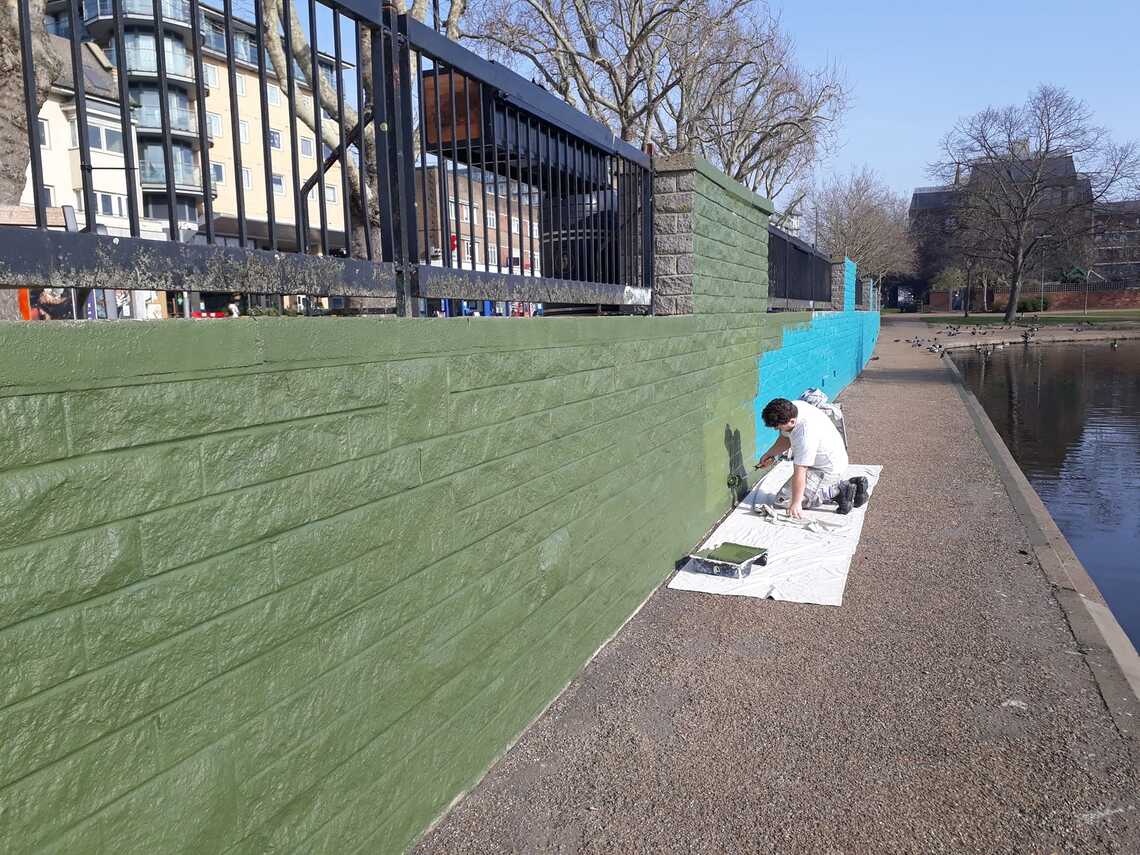 Joe Hoardly Painting wall 2022