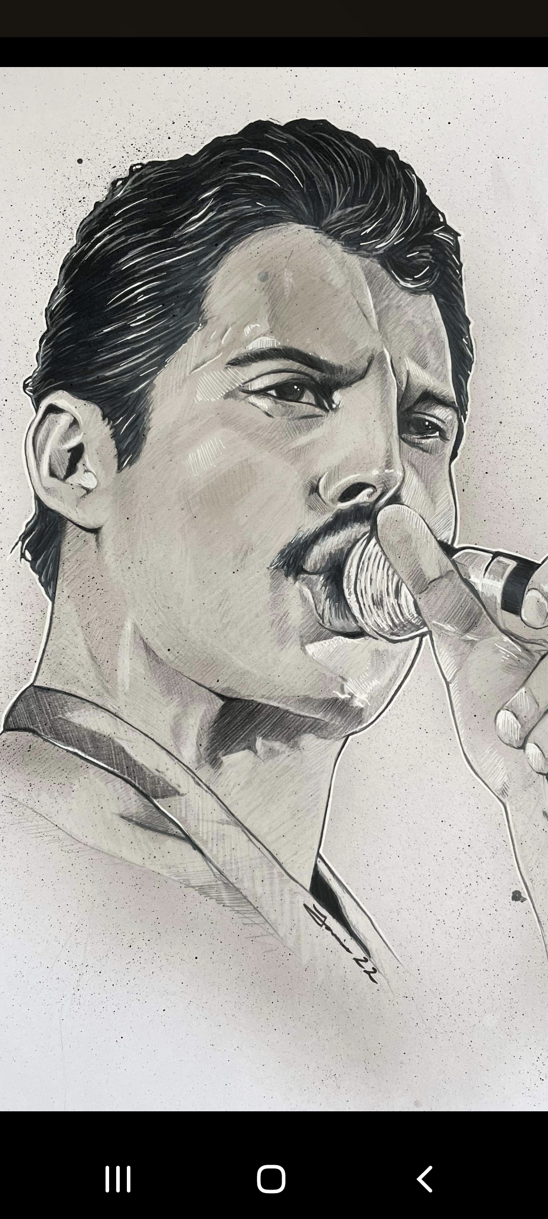 Portrait Freddie Mercury