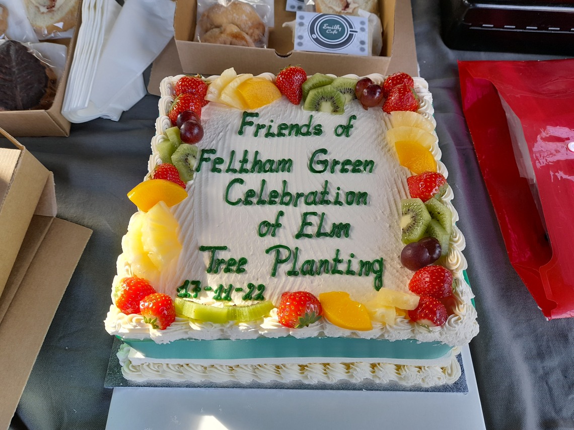 Seema Malhotra Cake tree planting ceremony Nov 22